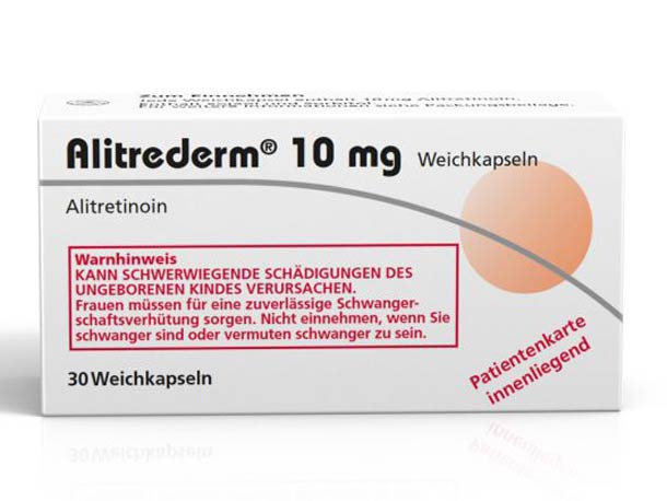 Packshot – Alitrederm 10mg – 30er Packungsgröße