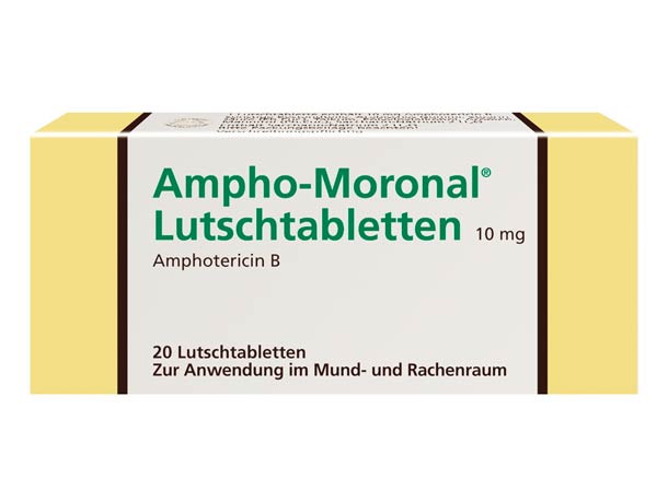 Packshot – Ampho-Moronal Lutschtabletten