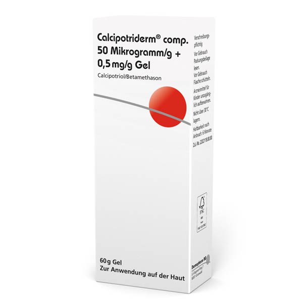 Packshot – Calcipotriderm comp Gel 60g