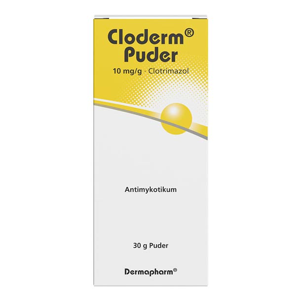 Packshot – Cloderm Puder 30g