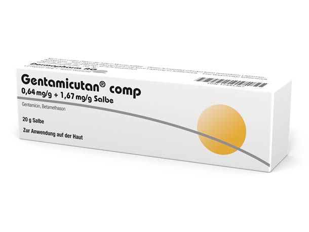 Packshot – Gentamicutan comp Salbe 20g