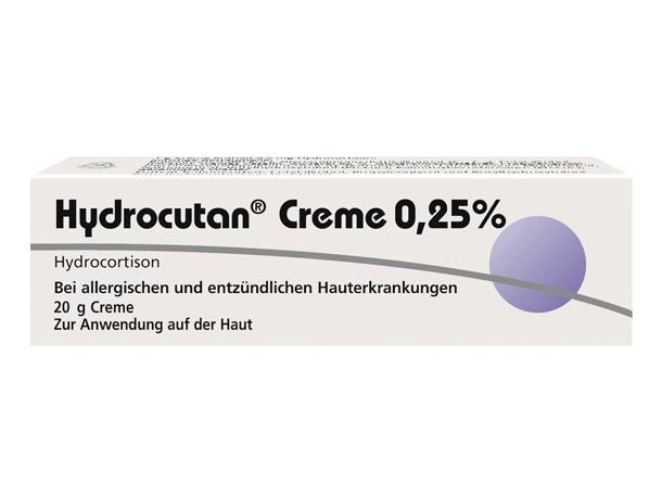 Packshot – Hydrocutan Creme 0,25% 20g