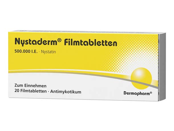 Packshot – Nystaderm Filmtabletten 20Stk