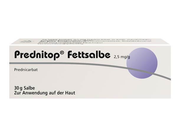 Packshot – Prednitop Ferttsalbe 30g