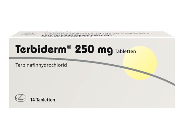 Packshot – Terbiderm 250mg 14 Tabletten
