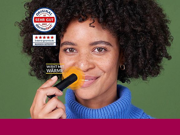 herpotherm® – Erste Hilfe bei Lippenherpes!